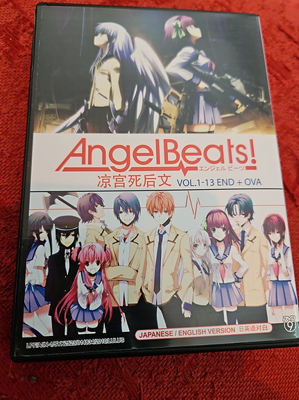 Angel Beats! Vol.1–13 End + OVA DVD (japani/englanti)