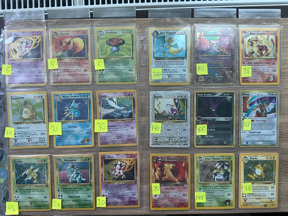 Harvinaisia pokemon kortteja