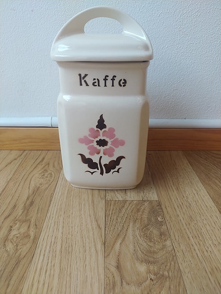 Arabia kahvipurkki keramiikkaa