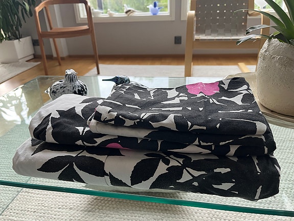 Marimekko ruusupuu lakanat