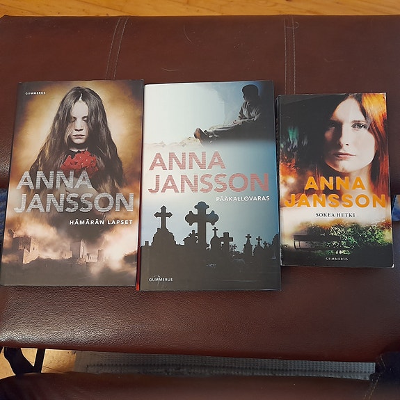 Anna Jansson: Kolme kirjaa