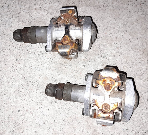 Vintage mtb-polkimet Shimano (90's) SPD