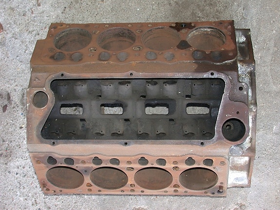 1955 Dodge Red Ram hemi-lohko