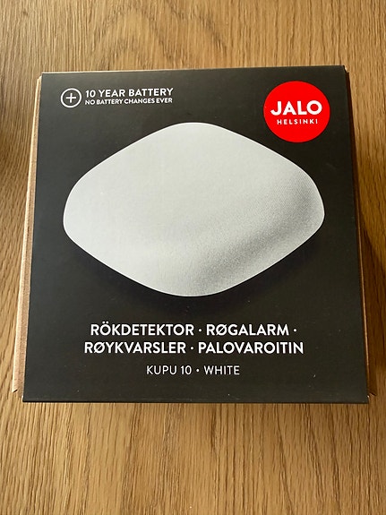 Käyttämätön Jalon Kupu10 palohälytin