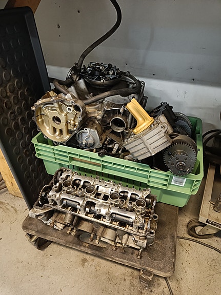 Kawasaki zx-6r 636B 2003-2004 moottori
