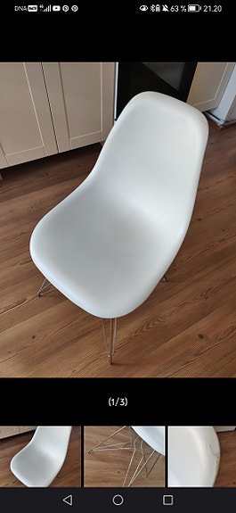 1kpl Vitra Eames DSR tuolia (ei aitoja)