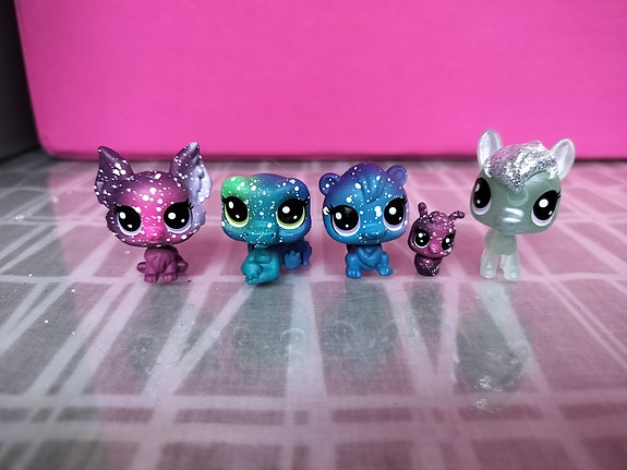 Littlest Pet Shop galaxy ja glitteri