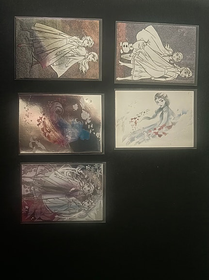 Panini Frozen 2 Trading Cards - Limited Edition Set (1, 3, 4, 5, 6)
