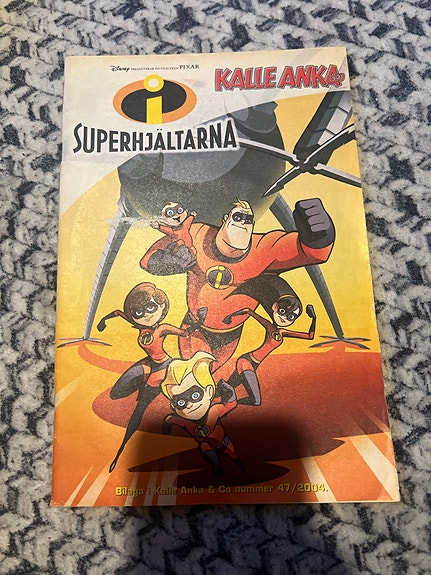 Disney The Incredibles Superhjältarna Kalle Anka -lehti