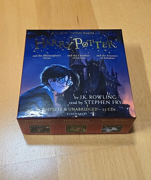 Harry Potter 1-3 CD äänikirjat (Englanti, Stephen Fry)