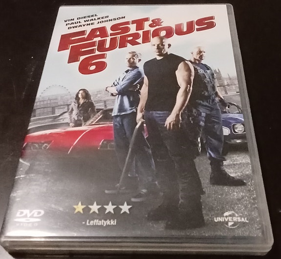Fast & Furious 6 DVD-elokuva