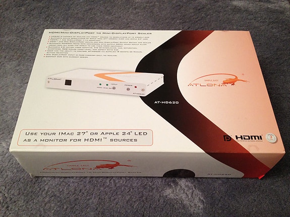 Atlona AT-HD620 HDMI to Mini DisplayPort skaalain – iMac 27" / Apple 24" LED