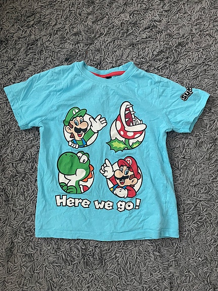 Super Mario T-paita koko 110 cm