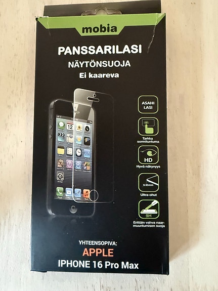 Apple panssarilasi näytönsuoja puhelimeen iphone pro max 16