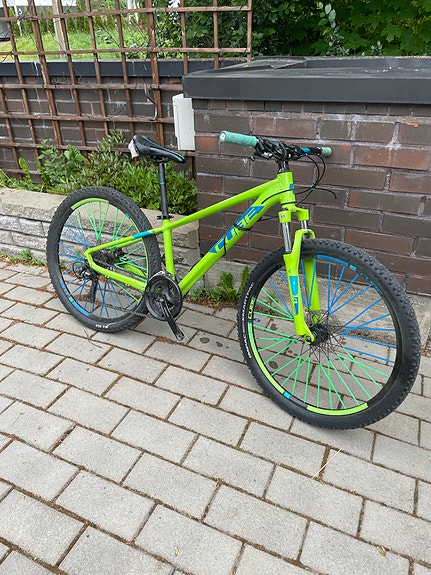 Cube maastopyörä 26" XS vihreä unisex