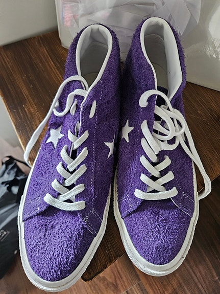 UUDET Converse One Star Mid "Purple Fuzz", koko 44.5