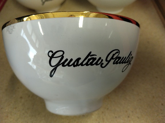 6 kpl vintage Gustav Paulig -kulhot