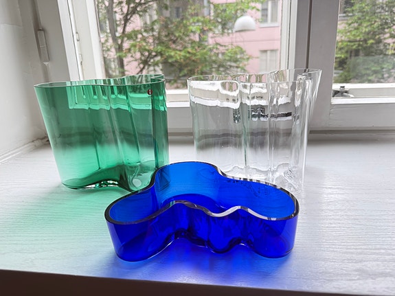 Iittala Aalto maljakko vihreä