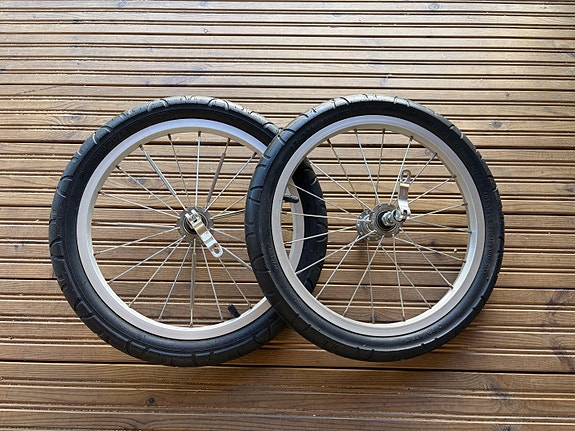 Croozer, juoksuvaunu eturengas