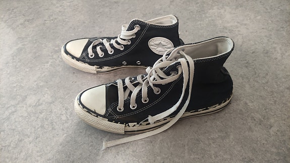 Converse- tennarit, 39, käytetyt