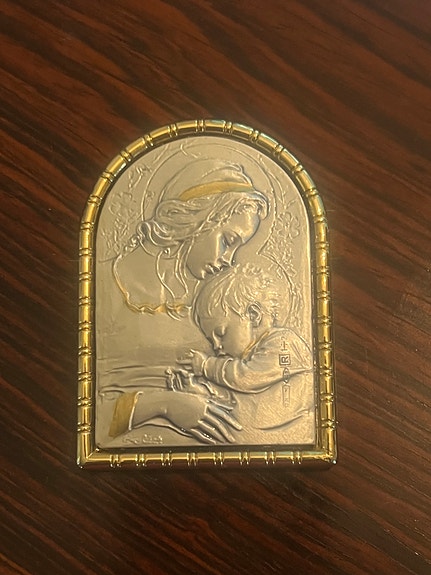 Cecchin Italy Madonna ja lapsi -ikoni