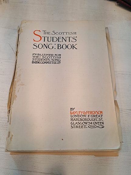 The Scottish students song book