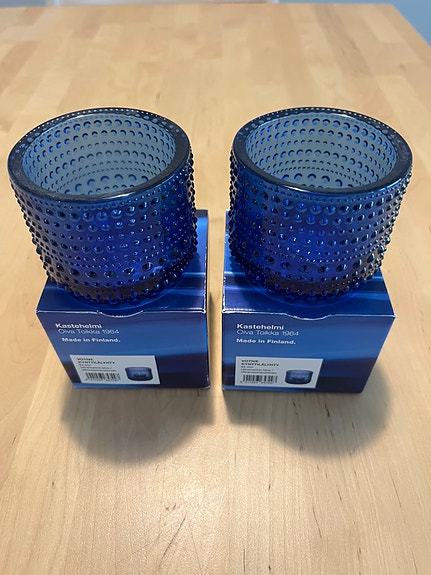 Kastehelmi kynttilälyhty 64mm 2kpl