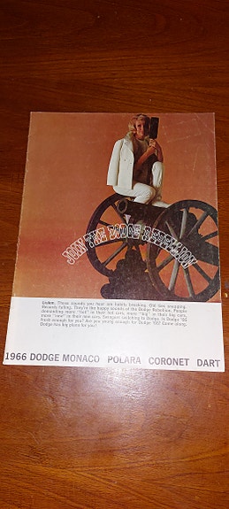 Dodge 1966 Myyntiesite Monaco Polara Coronet Dart