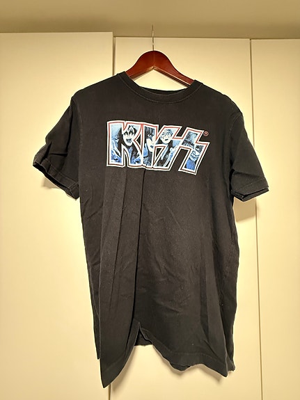 Kiss - t-paita (sininen logo)