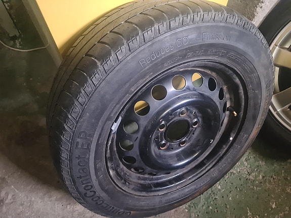 mercedes benz Continental EcoContact EP kesärengas teräsvanteella 195/65 R15