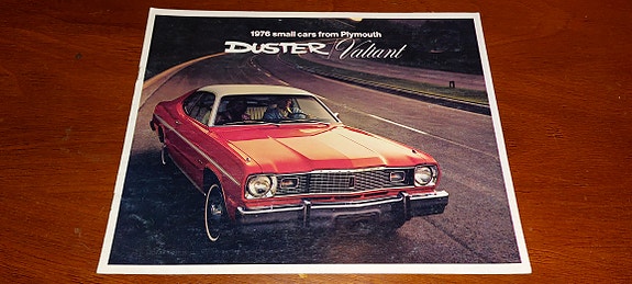 Plymouth myyntiesite 1976 Duster Valiant