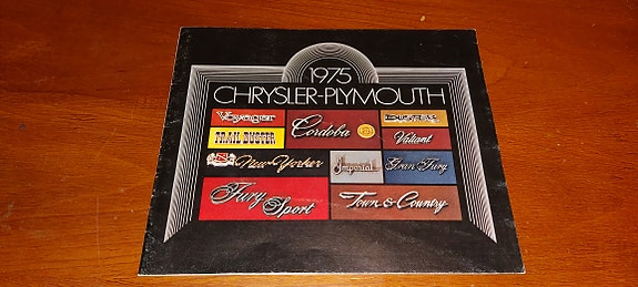 Chrysler Plymouth myyntiesite 1975