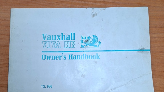 Vauxhall Viva HB Owner's Handbook