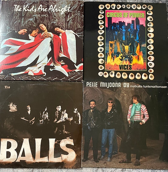 Who, Pelle miljoona, Circus of power ja The Balls LP