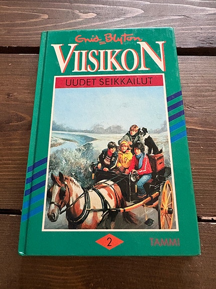 Enid Blyton Viisikon uudet seikkailut kirja