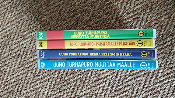 Uuno Turhapuro DVD elokuvia