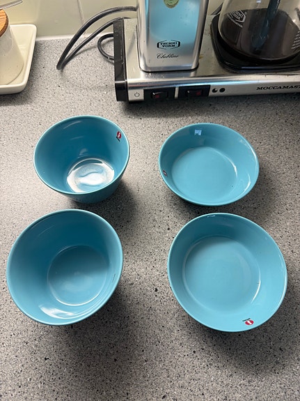 Iittala Teema? kulhot sininen/turkoosi