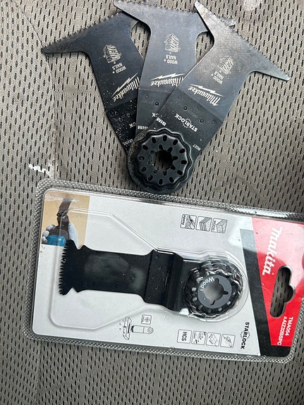 Makita ja Milwaukee monitoimikoneen teräsarja
