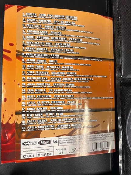 Pro karaoke-DVD-levyjä