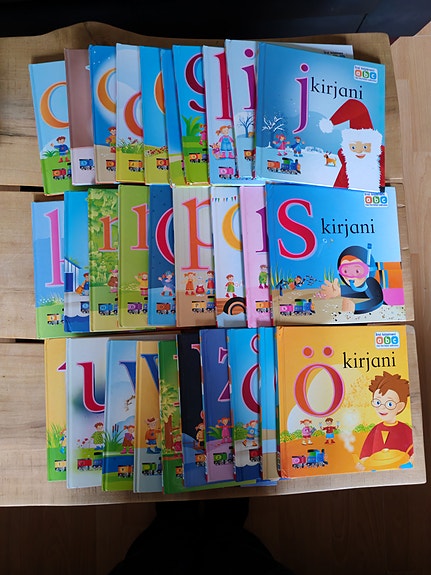 Vau-kirjan aakkoskirjat, koko sarja