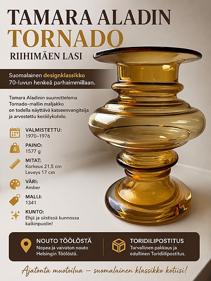 Tamara Aladin / Tornado / Riihimäen lasi