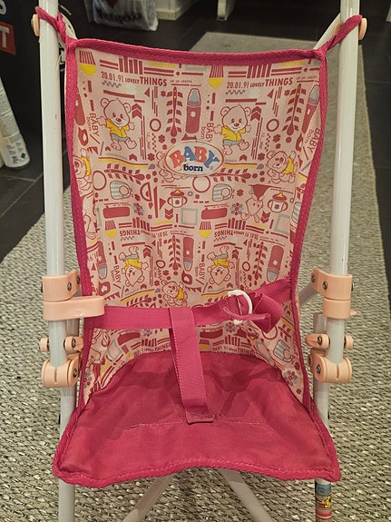 Baby Born nukenrattaat pinkki