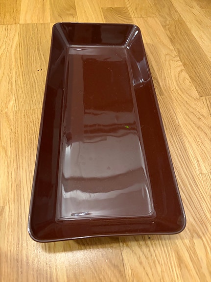 Iittala Teema suorakulmainen tarjoiluvati, ruskea