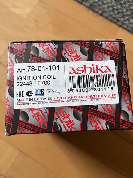 Nissan sytytyspuola Ashika 78-01-101 22448-1F700