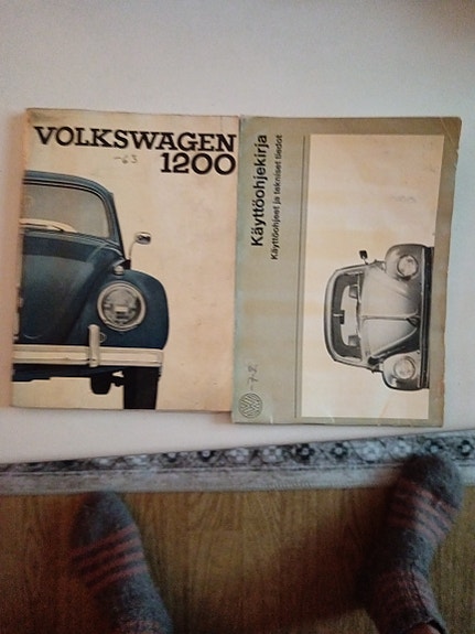 Volkswagen 1200 esite ja käyttöohjekirja