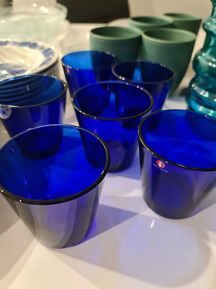 Iittala siniset lasit