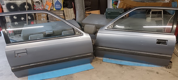 Honda Prelude 2gen 82-87 ovet harmaa
