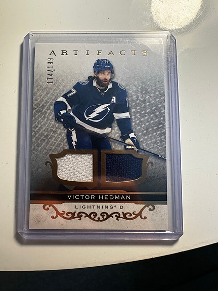 Upper Deck /199 Victor Hedman Artifacts Tampa Bay Lightning