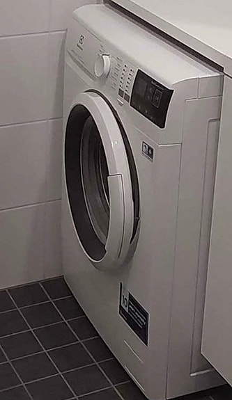 Electrolux edestä täytettävä pesukone