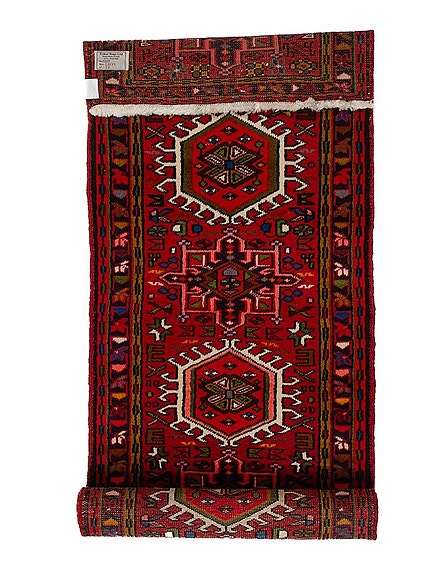 TRIBAL RUGS käsinkudottu villamatto 218x73cm